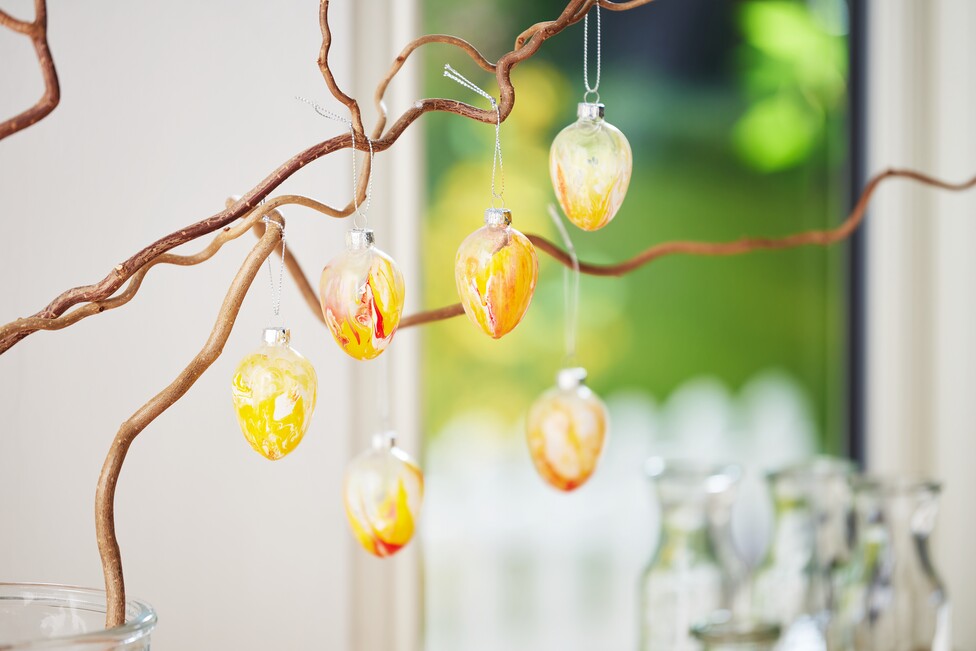 ostereier marmorieren