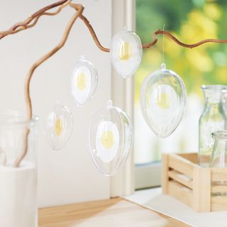 Acryleier mit Serviettentechnik