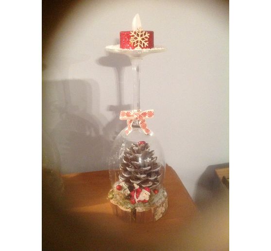 42_Crealine_Bougeoir cloche de Noël