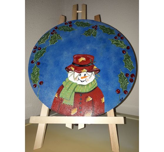 82_Sylvie 81_Peinture decorative thème noël