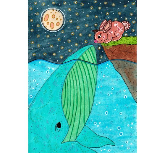 161_Dodo_Aquarellbild - Freunde