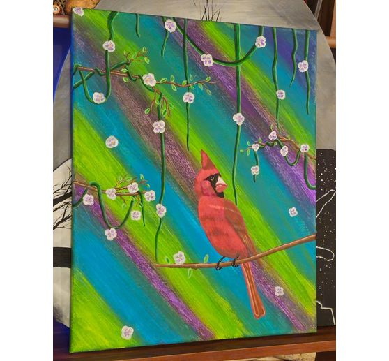 121_Jacky_Kardinal im Fr&uuml;hling