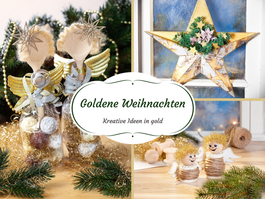 Weihnachtstrends: Weihnachten in gold