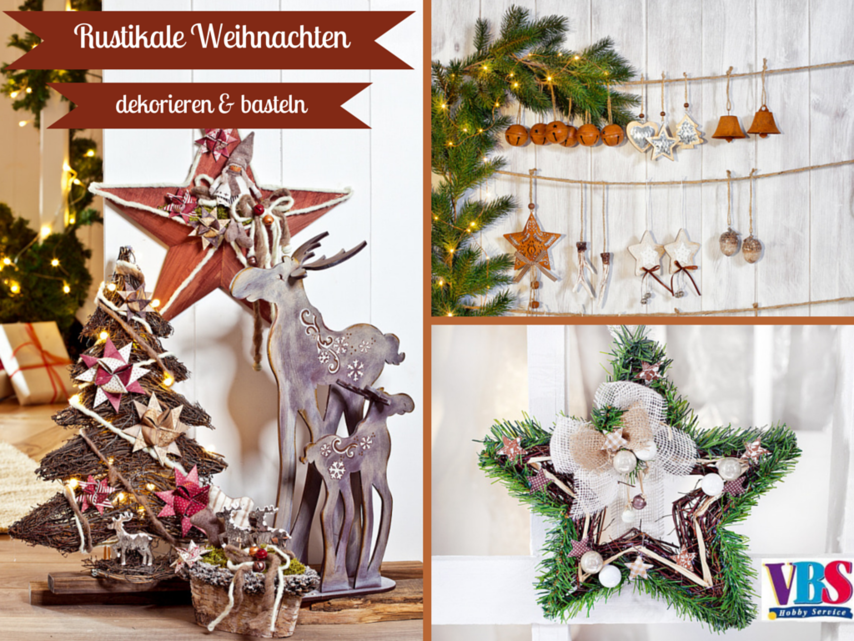 Weihnachtstrends: Dekorieren und Basteln im rustikalen Landhausstil