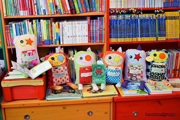 Monster nähen mit Brusttasche Kuscheltier Monster selber nähen mit kostenloser Anleitung