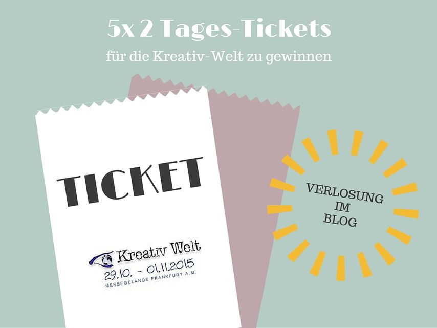 5x 2 Tickets zur Kreativ-Welt in Frankfurt zu gewinnen
