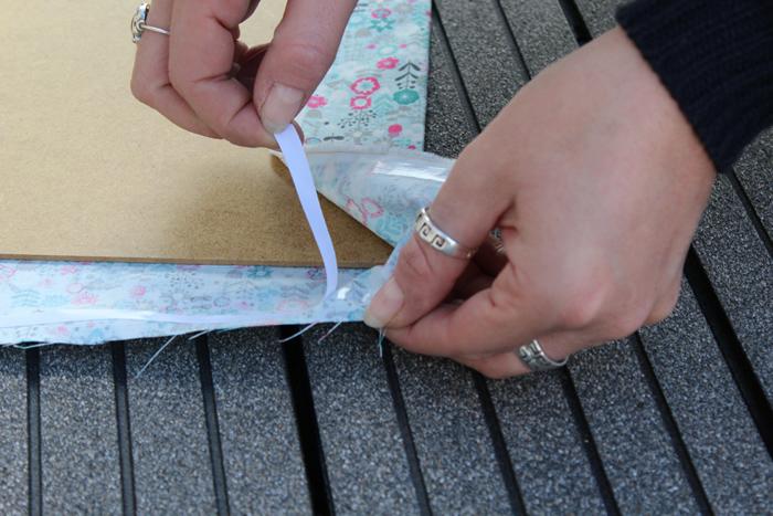 Memoboard selber machen Anleitung Schritt 5