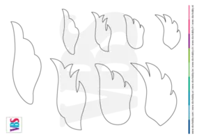 Federn: Vorlage zum ausdrucken