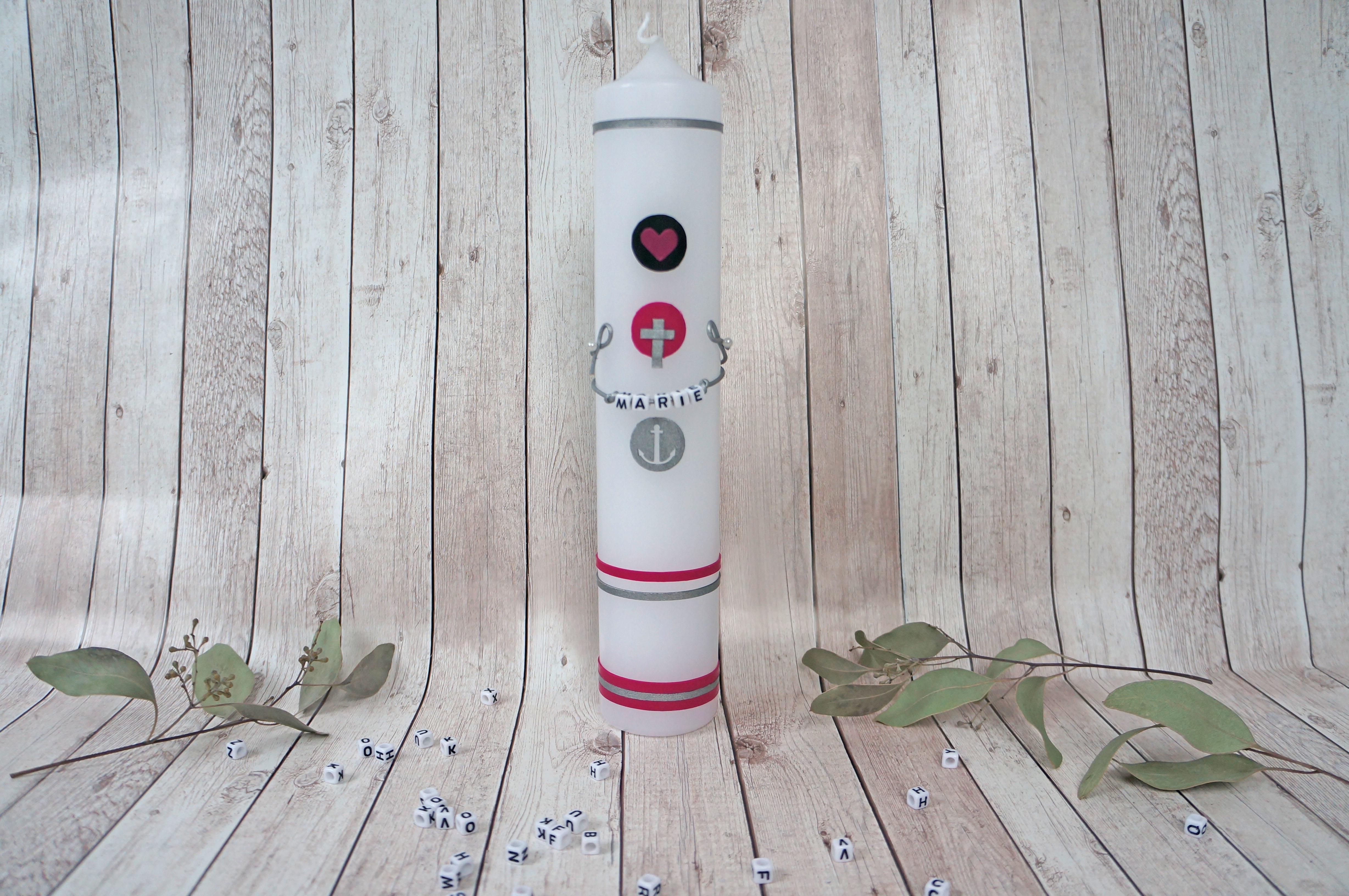 Make a baptism candle individually