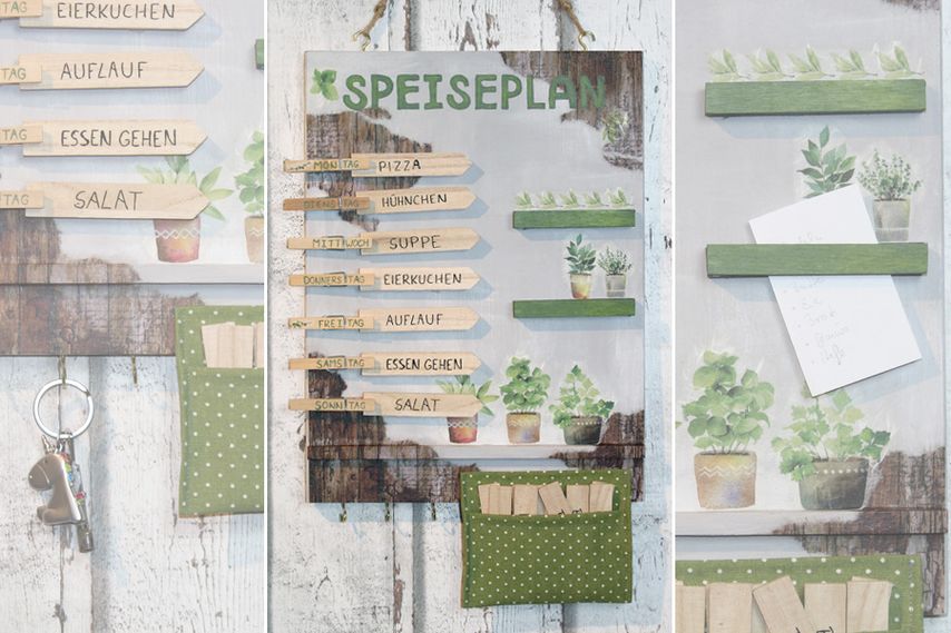 DIY: Wöchentlicher Speiseplan 