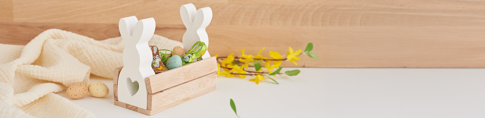 Ostern klötzchen korb gießen