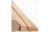 Holz-Vierkantleisten aus Kiefer, 8 x 8 mm