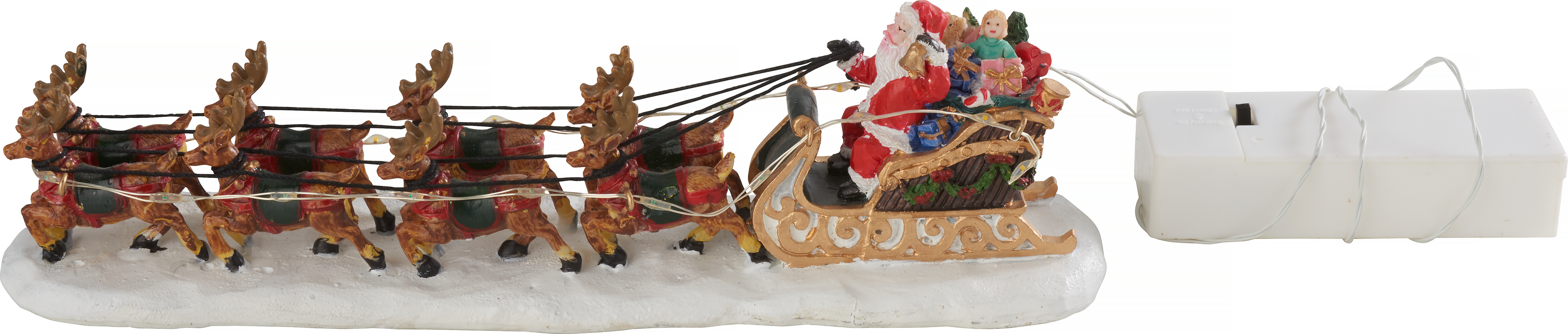 Snuffel Kerstman - Hondenspeelgoed - Pluche - 27x9x8 cm