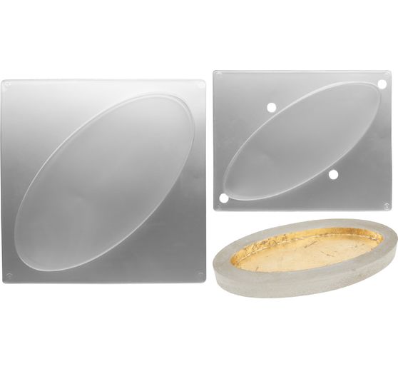 Casting mould "Ellipse", 2 parts