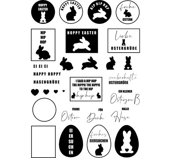 VBS silicone stamp "Easter greetings