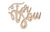 Houten letters Mini "For You"