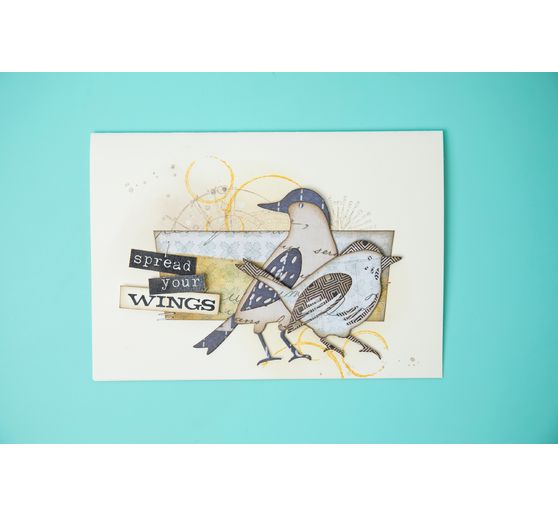 Sizzix Thinlits ponssjabloon "Feathered Friends by Tim Holtz"