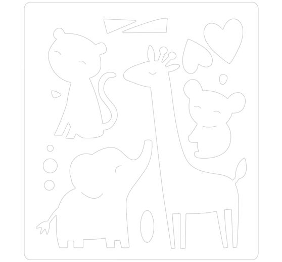 Sizzix Bigz ponssjabloon "Zoo Friends"