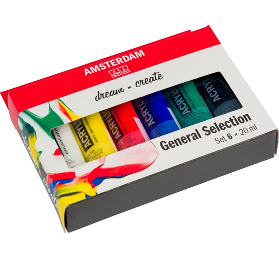 Talens AMSTERDAM Acrylverfset "General Selection 6"