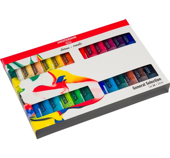Talens AMSTERDAM Acrylfarben-Set "General Selection 24"