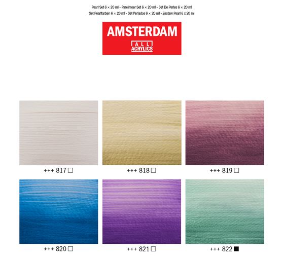 Talens AMSTERDAM Acrylverfset "Pearlescent"