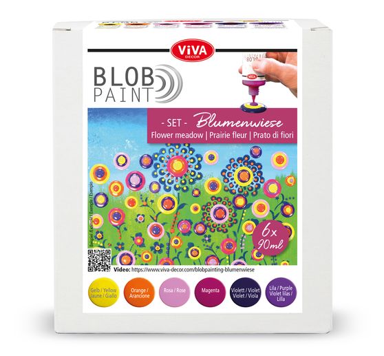 Viva Decor Blob Paint colour set "Bloemenweide"