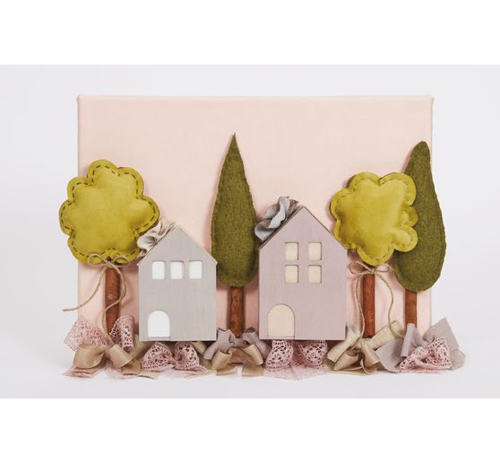 Maisonnettes en bois 3D, set de 3