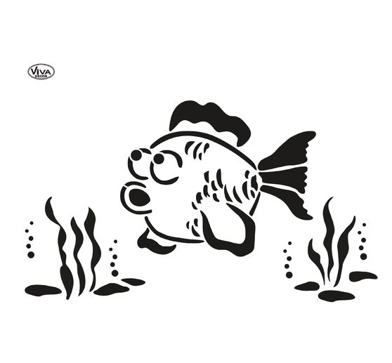 Stencil Blob Paint "Fish"