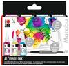 Marabu Alcohol Ink-Set "FLOWERS"