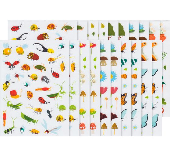 Stickerboek "Happy Nature" 674 stuks