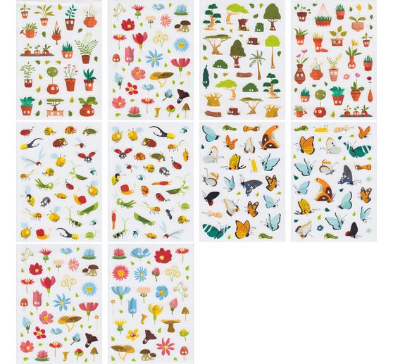 Stickerboek "Happy Nature" 674 stuks
