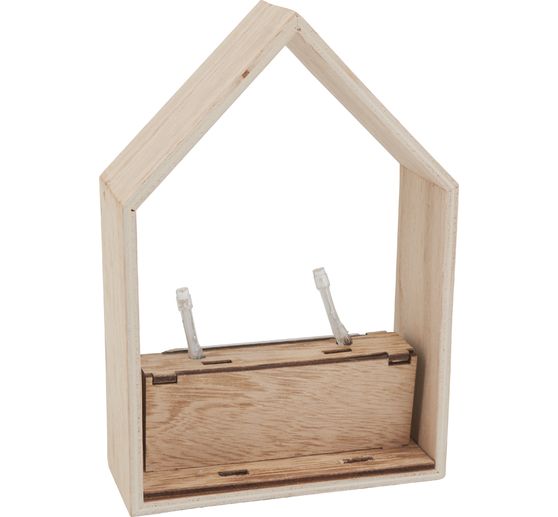 VBS Holzbausatz "Winterhaus", 9-tlg.