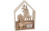 VBS Kit de construction en bois "Maison d'hiver", 9 pcs.