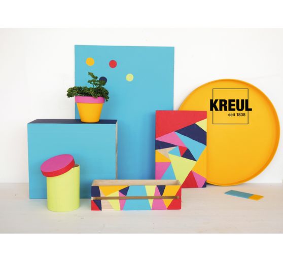 Set de peintures acryliques mates KREUL « Color Living », 6 x 20 ml