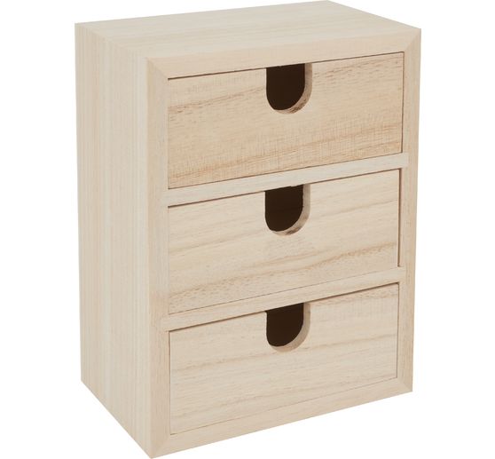 Mini-meuble à 3 tiroirs VBS