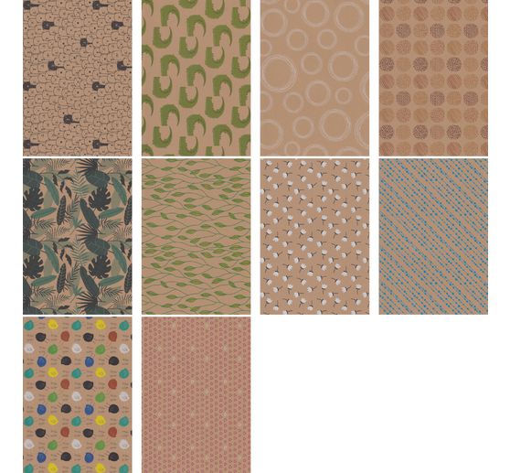 Papier cartonné à motifs « Happy »
