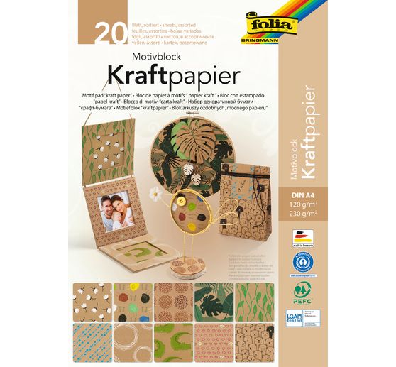 Papier cartonné à motifs « Happy »