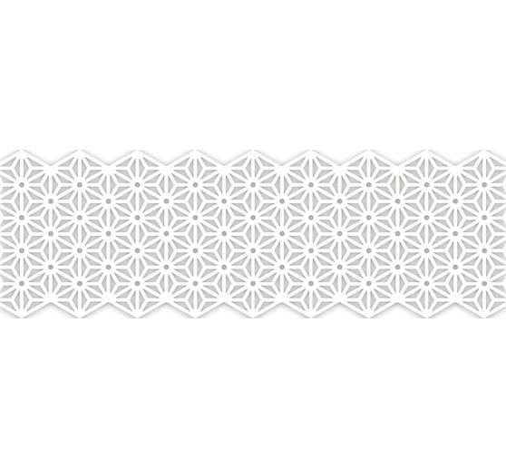 Washi-Dekor "Weiß"