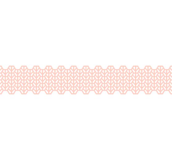 Washi-Dekor "Rosé/Silber"