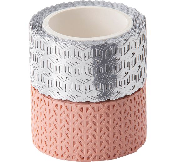 Washi decor "Rosé/Zilver"