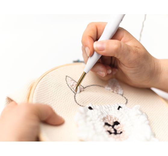 Punch Needle Set "Alpaka"