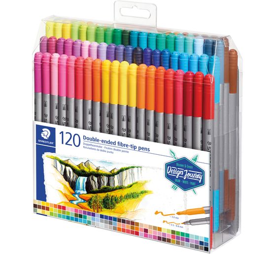 STAEDTLER Dubbelvezelige pennen, 120 stuks