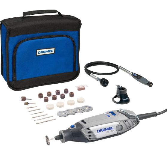 Dremel 3000-2/25 Arts & Crafts, 2 opzetstukken, 25 stuks accessoires, zakje