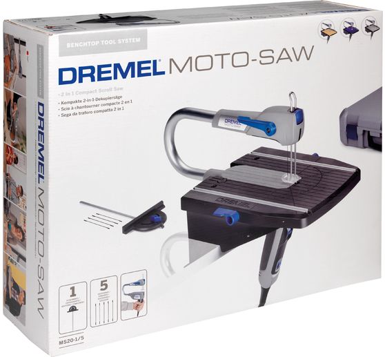 Scie à chantourner Dremel Moto-saw (MS20-1/5), 5 accessoires