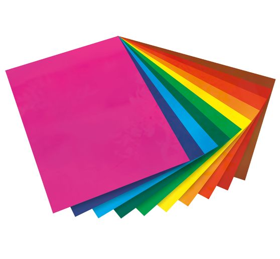 Window film, 10 colours assorted