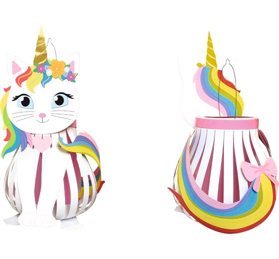 Laternen-Bastelset "Kittycorn"