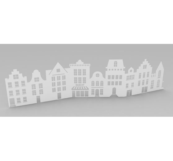 VBS Papieren Silhouet "Huizen"