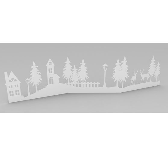 VBS Papier-Silhouette "Winterlandschaft"