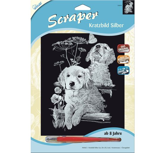 Scratch painting "Labrador"
