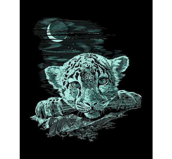 Scratch paintings "Fantasy", Silver